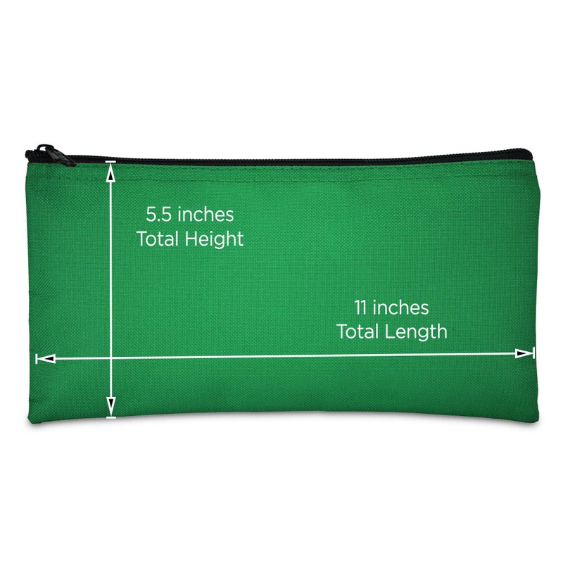 DALIX Zippered Money Pouch Bank Bag Pencil Marker Bags Assorted Colors 24 Pack - Image 4